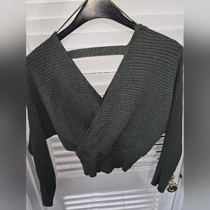 Dark green sweater